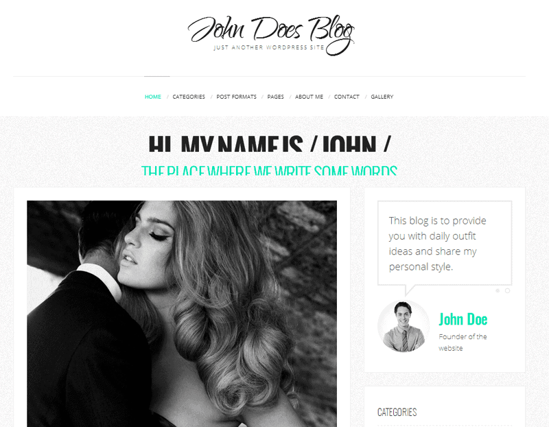 John-Does-Blog-Theme