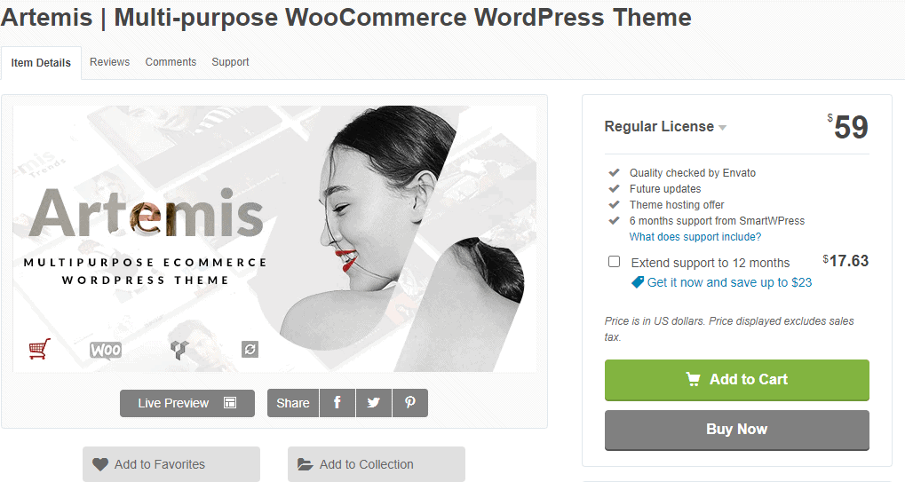 Artemis WordPress Theme