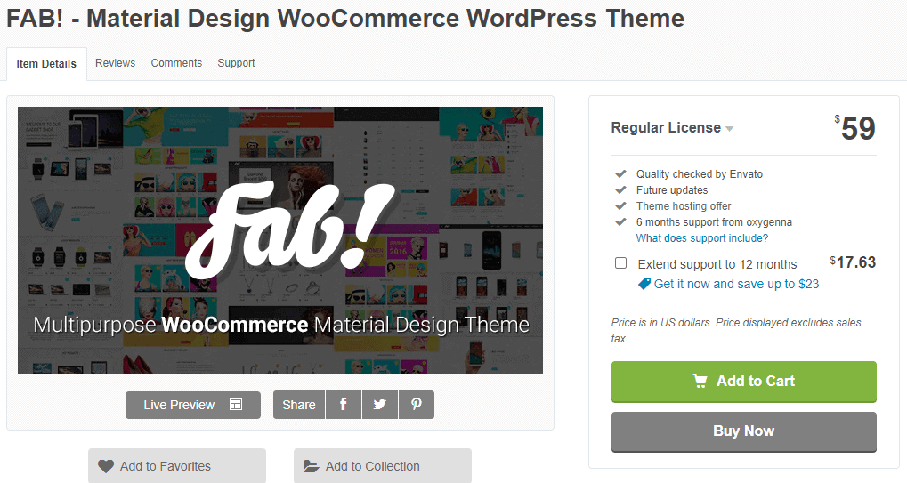 FAB WooCommerces Theme