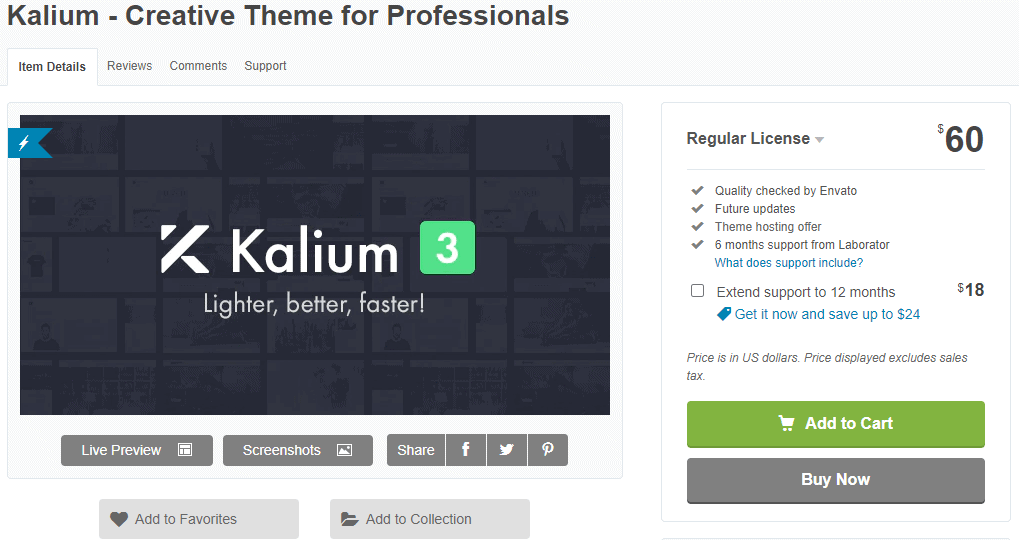 Kalium Creative WooCommerce Theme